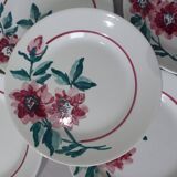 5 vintage dessert plates from Sarreguemines model Monceau 231129