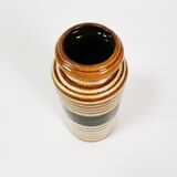 Ceramic, modernist vase, Scheurich, Germany, 1960s.