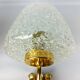 Vintage Murano and 1960 gold metal wall light