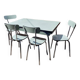 Table et chaises en formica