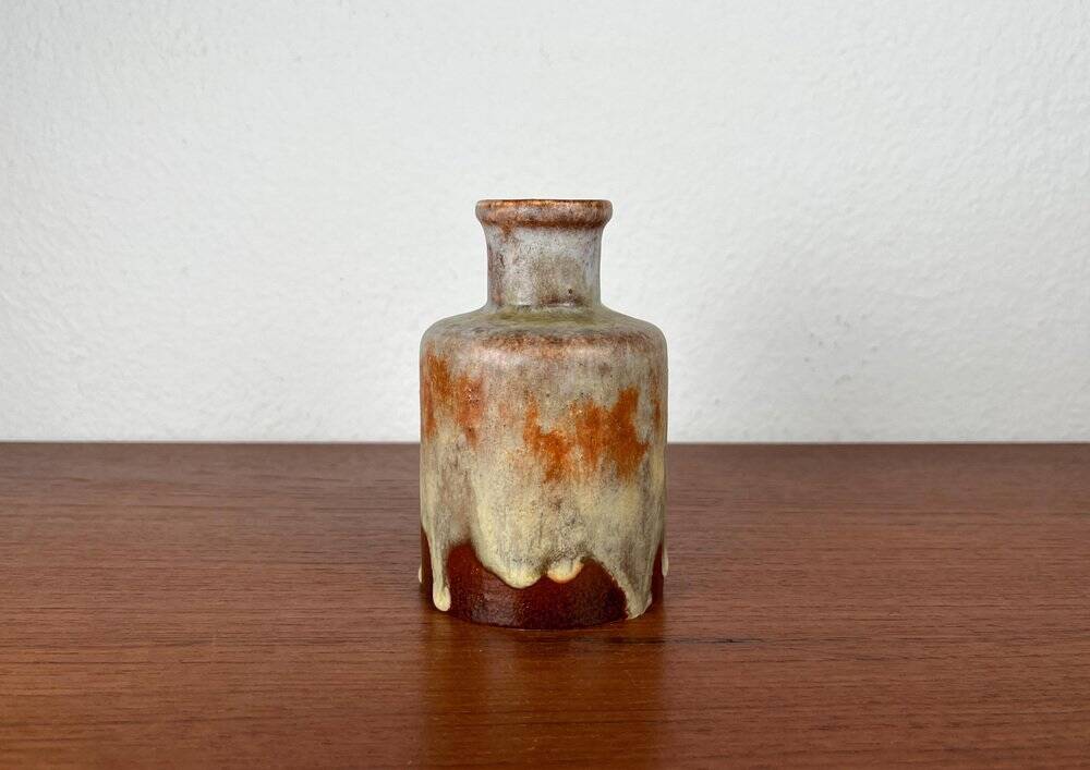 West German pottery vase mid-century WGP Fat Lava by Ruscha, 1960s
