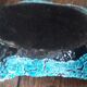 Coupe en faïence turquoise