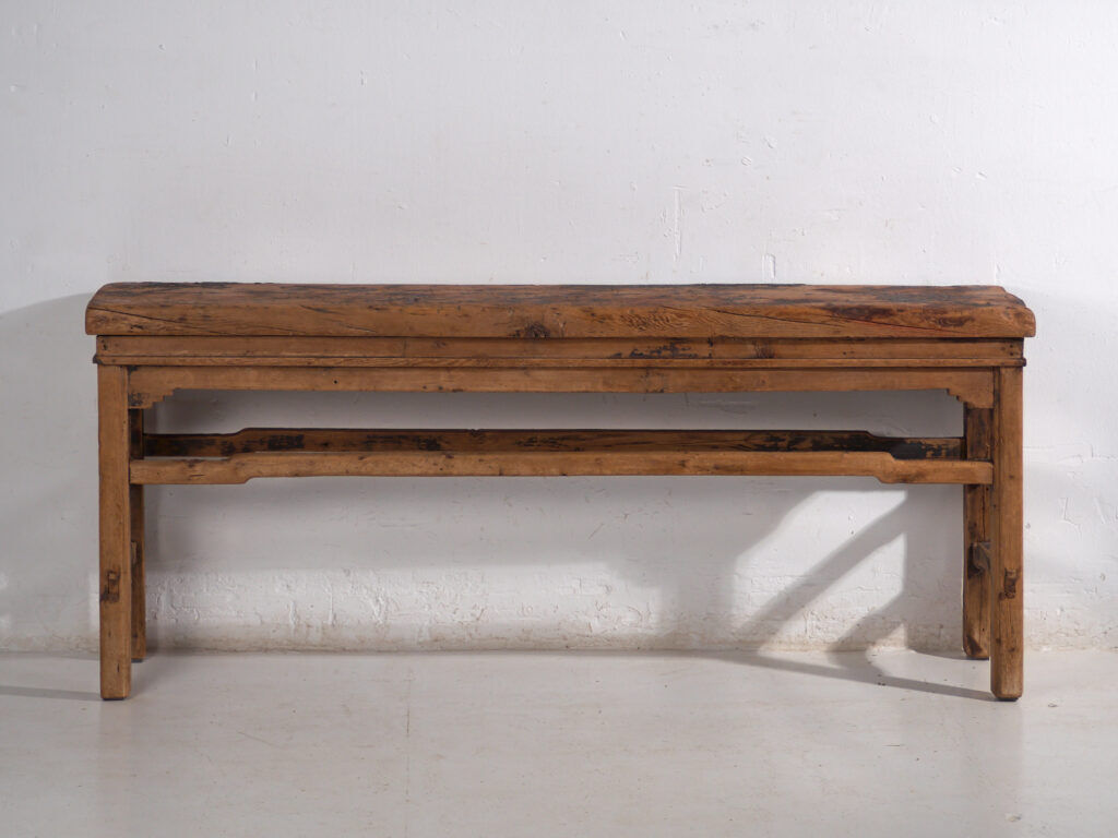 Chinese console table in old elm – Shanxi, circa 1890