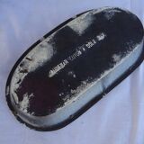 Audemar Guyon bistro enameled cast iron umbrella stand in Dole Jura France