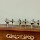 Trio of 1960s vintage candle holder by Stoff Nagel