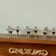 Trio of 1960s vintage candle holder by Stoff Nagel