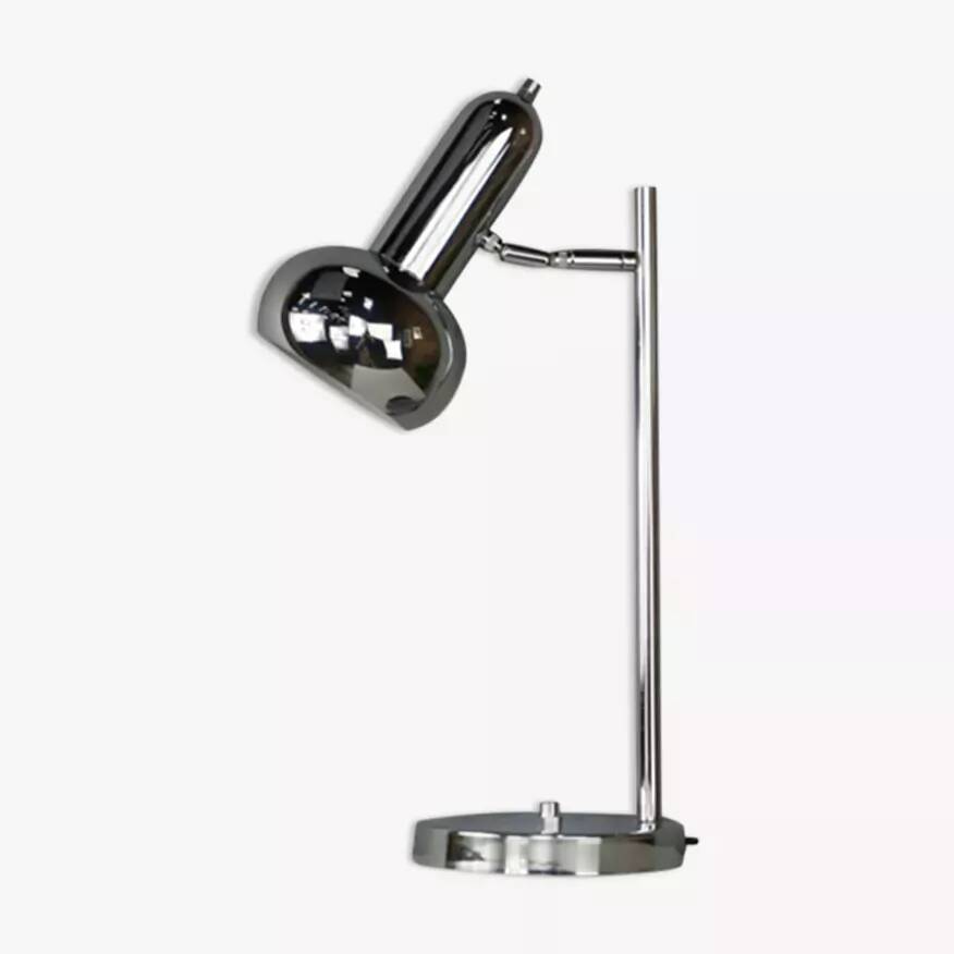 Articulated lamp in chrome metal from the 60s