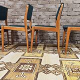 Set of 4 Scandinavian chairs 1960