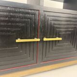 Meuble buffet asymétrique des années 1990