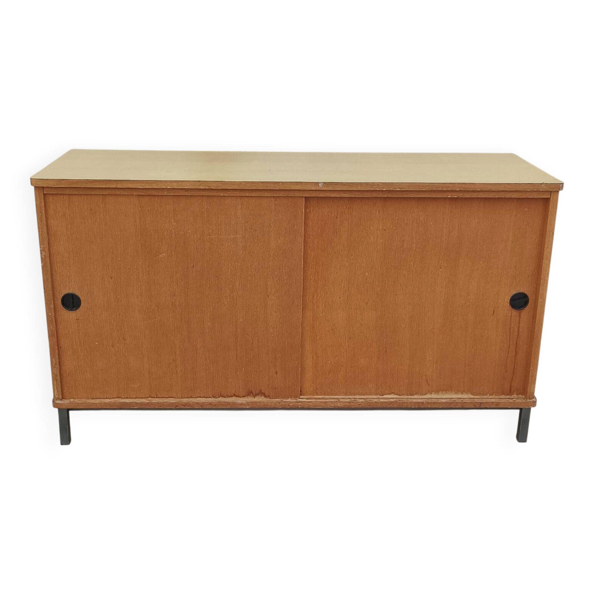 Enfilade vintage buffet d'école en chêne