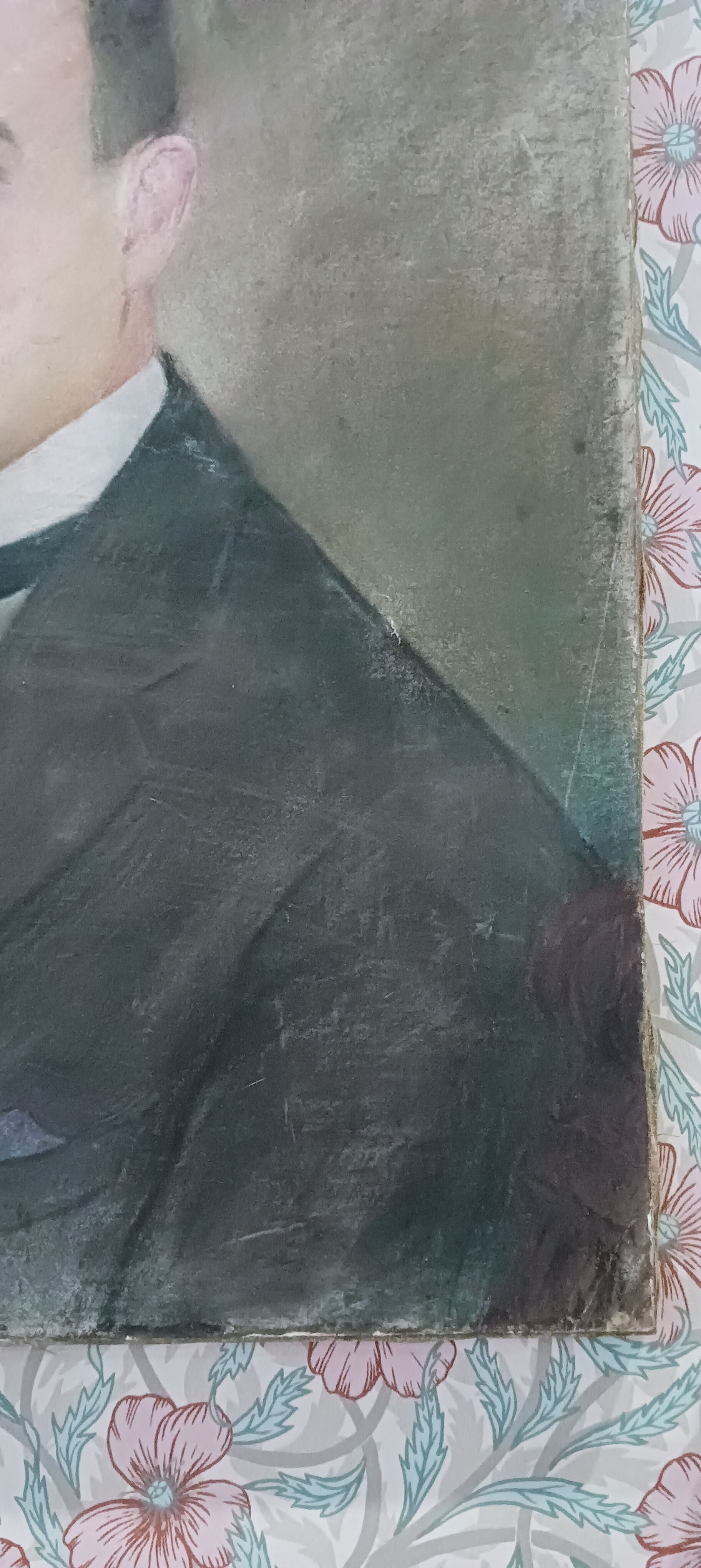Pastel man portrait