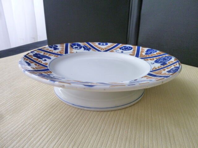 Earthenware compotier dish Orchies Moulin des Loups Model Canada