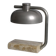 Travertine and chromed metal table lamp by Paolo Salvi, 1960s