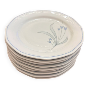 9 assiettes plates Kahlo