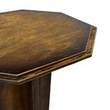 Art Deco side table plant table set of two design oak