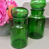 Pair of 1960s apothecary bottles