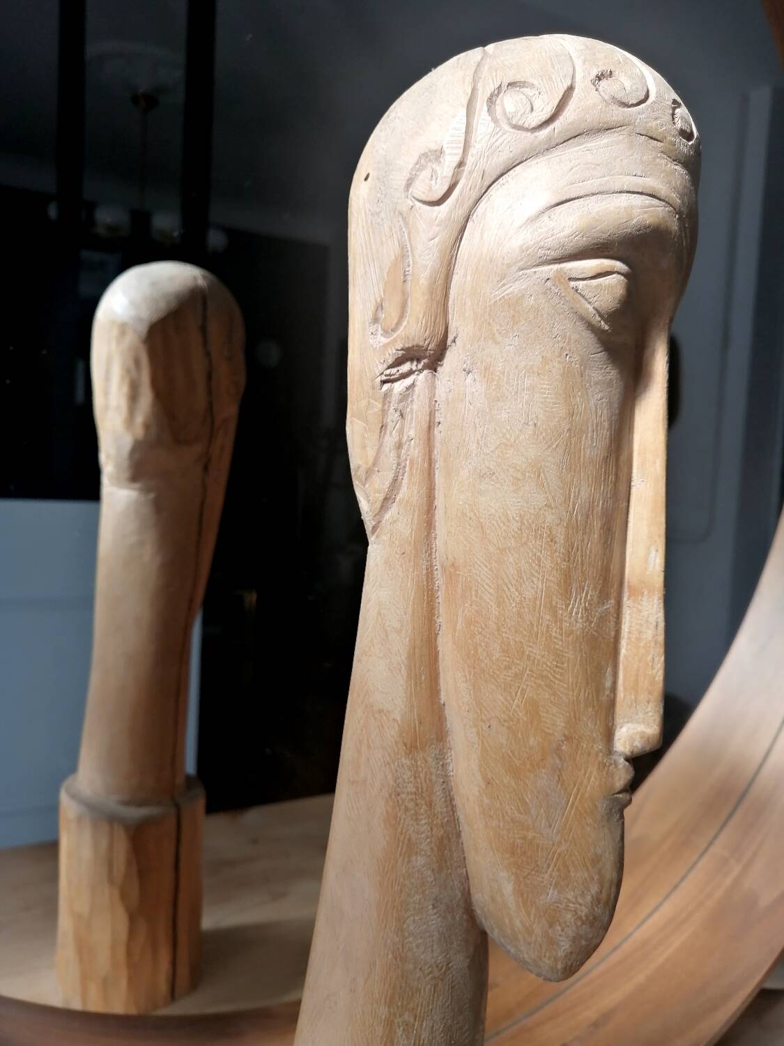 Wood sculpture