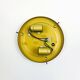 Large Amber Bubble Glass Ceiling Light/Flush Mount by Helena Tynell for Limburg, Germany, 1960s
