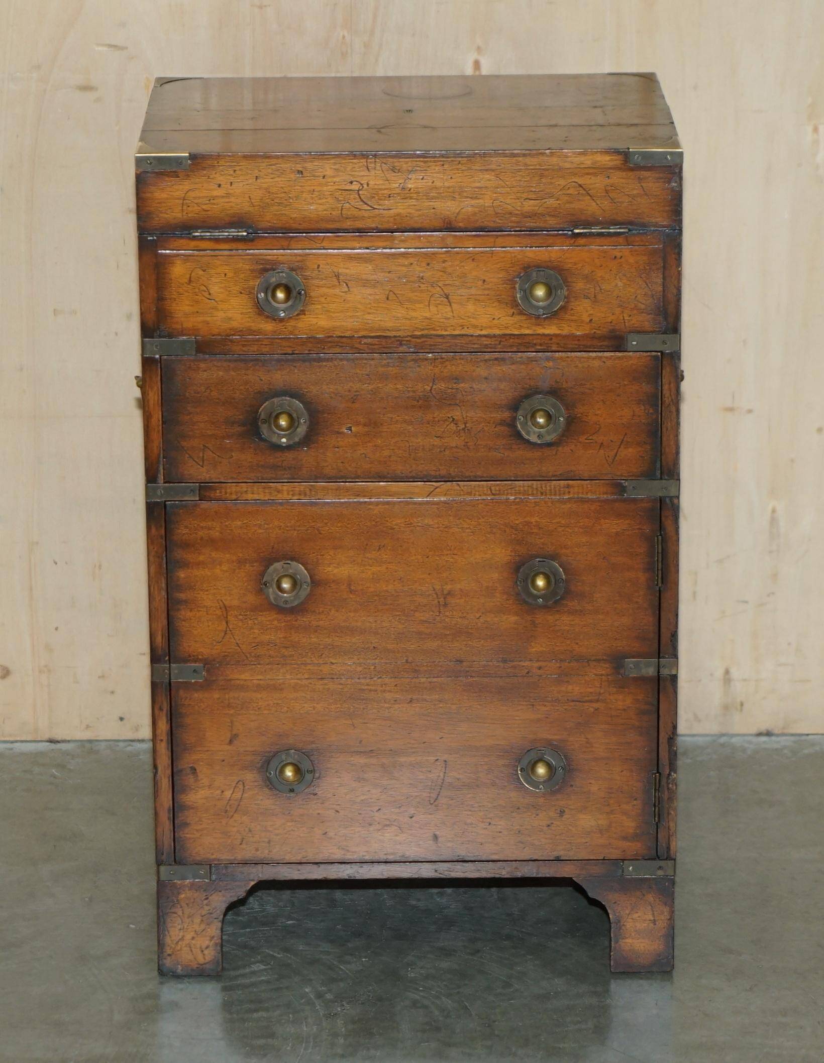 Harrods Kennedy Leather Slope Desk with Drawers