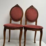 Paire de chaise style Louis XV