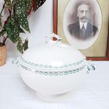 Sarreguemines U&C Iron Earth Soup Tureen, Nobilis