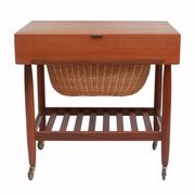 1960s Utensilo in Teak with basket