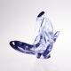 Blue glass fruit basket Cofrac style