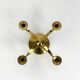 Mid-Century Scandinavian Brass Candlestick by Arthur Pe, Kolbäck, Sweden 1950-60