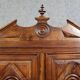 Louis XIII period cabinet with 4 shutters in solid walnut circa 1680