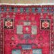 Handmade Persian Hamadan rug 199x135cm