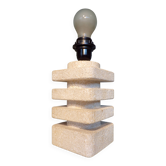 Lampe en pierre du Gard