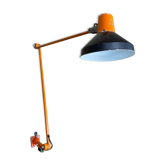 Wall lamp - 2 arms - orange and black