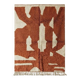 Handwoven natural wool rug, size 1.4/2.6 m.