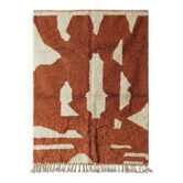 Tapis en laine naturelle tissé main traditionnelle taille 1,4/2,6 m