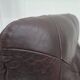 1970s, Scandinavian armchair, brown furniture leather, bent wood.