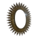 Énorme miroir Soleil en fer forgé années 50