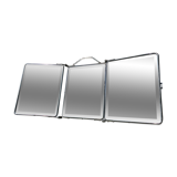 Barber mirror, 31x21 cm