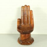 Chaise-main, siège sculptural surréaliste (style années 1970)