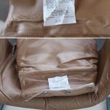 Vecta Zermatt chrome armchair in beige leather, 1970s