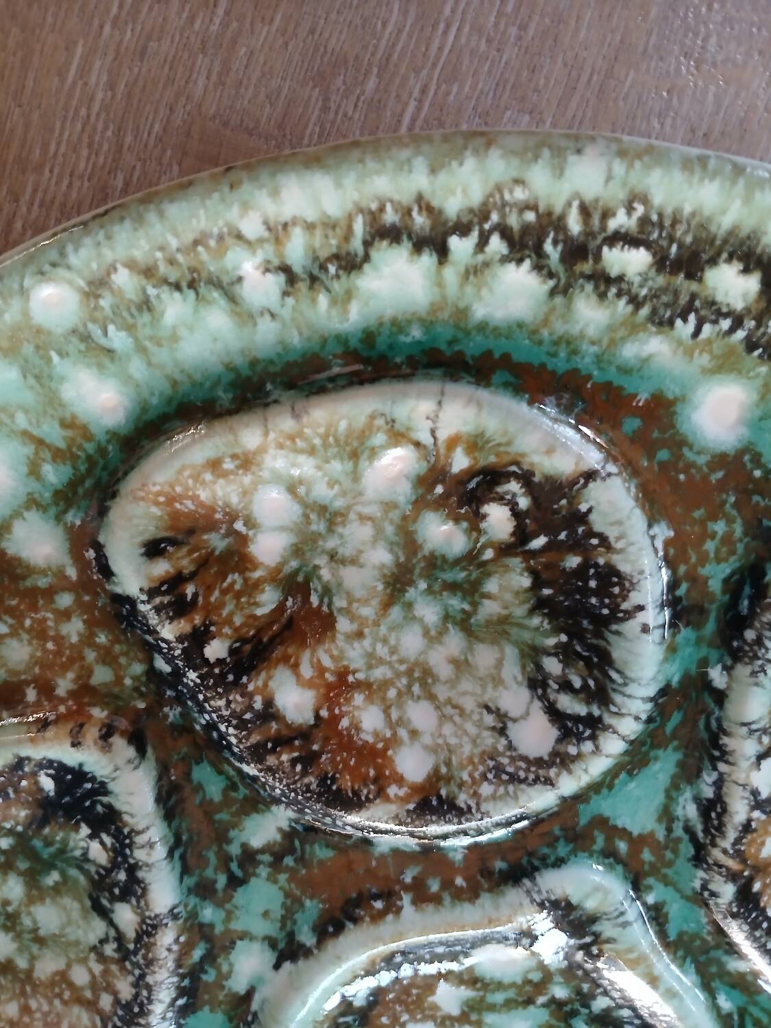 5 old Niderviller oyster plates