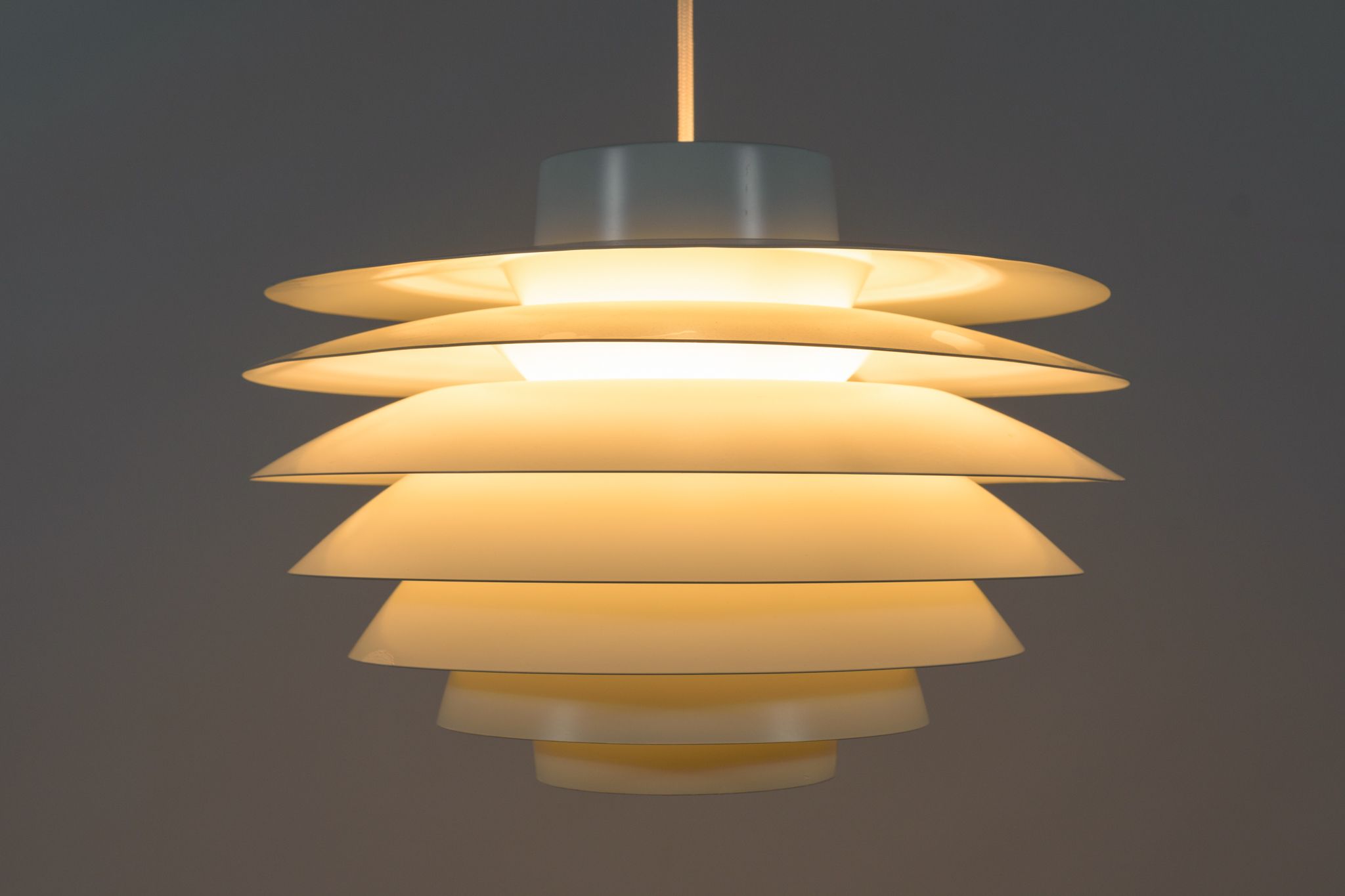 Mid-Century Danish Verona Pendant Lamp by Svend Middelboe for Fog & Menup, 1970s