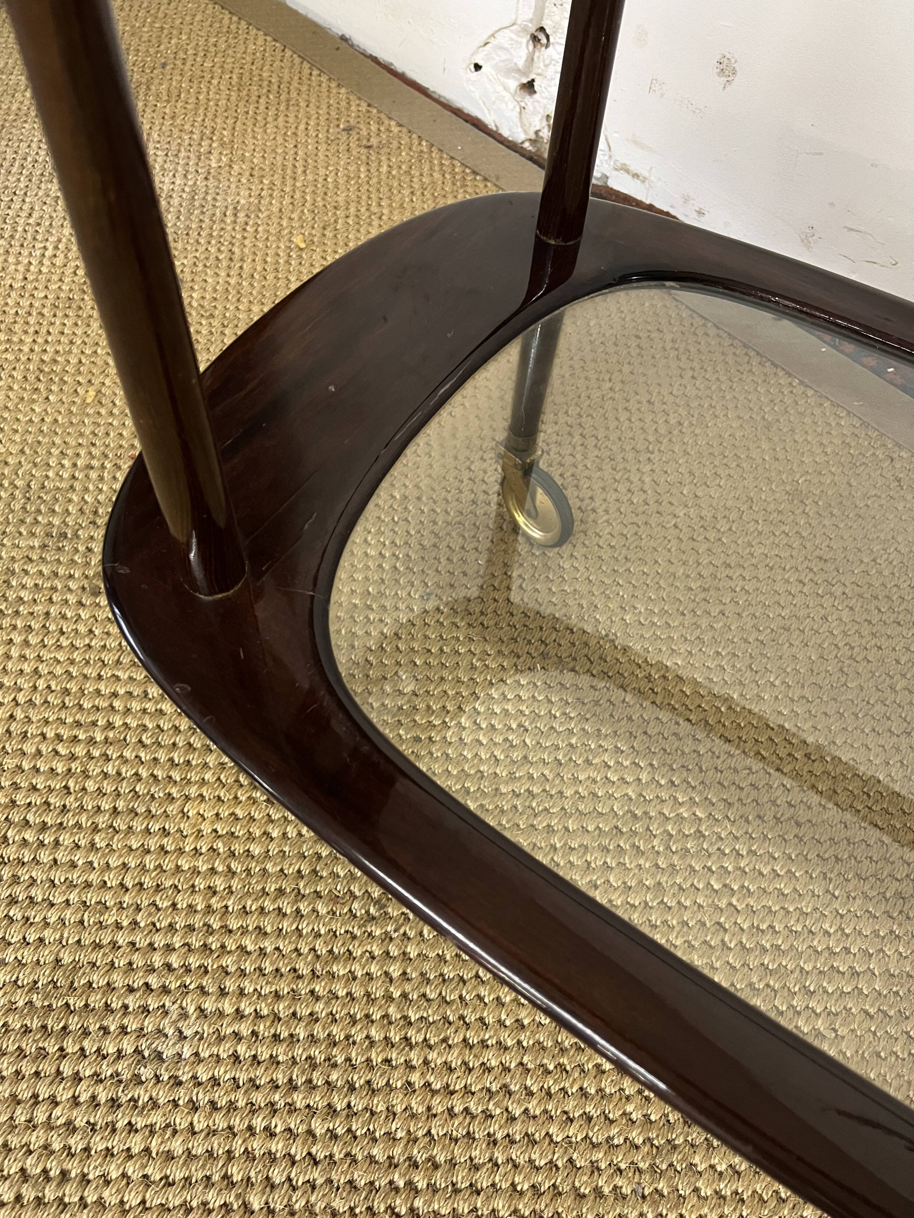 Italian service trolley or bar / Trolley on wheels from the 1950s