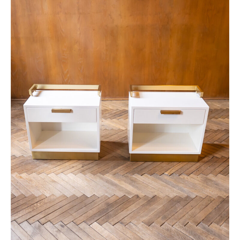 Nightstands by Luciano Frigerio, Italy 1970s