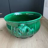 green earthenware soup tureen