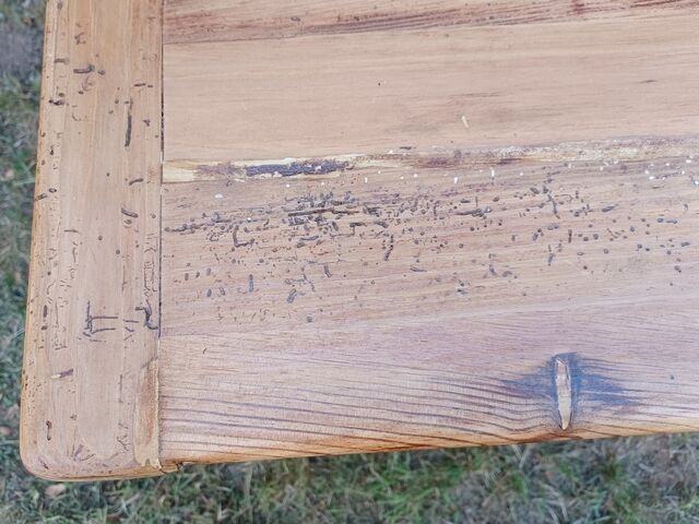 Old farmhouse table