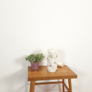 Vintage glass pendant lamp