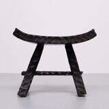 Handmade Spanish Brutalist Foot stool 1950s