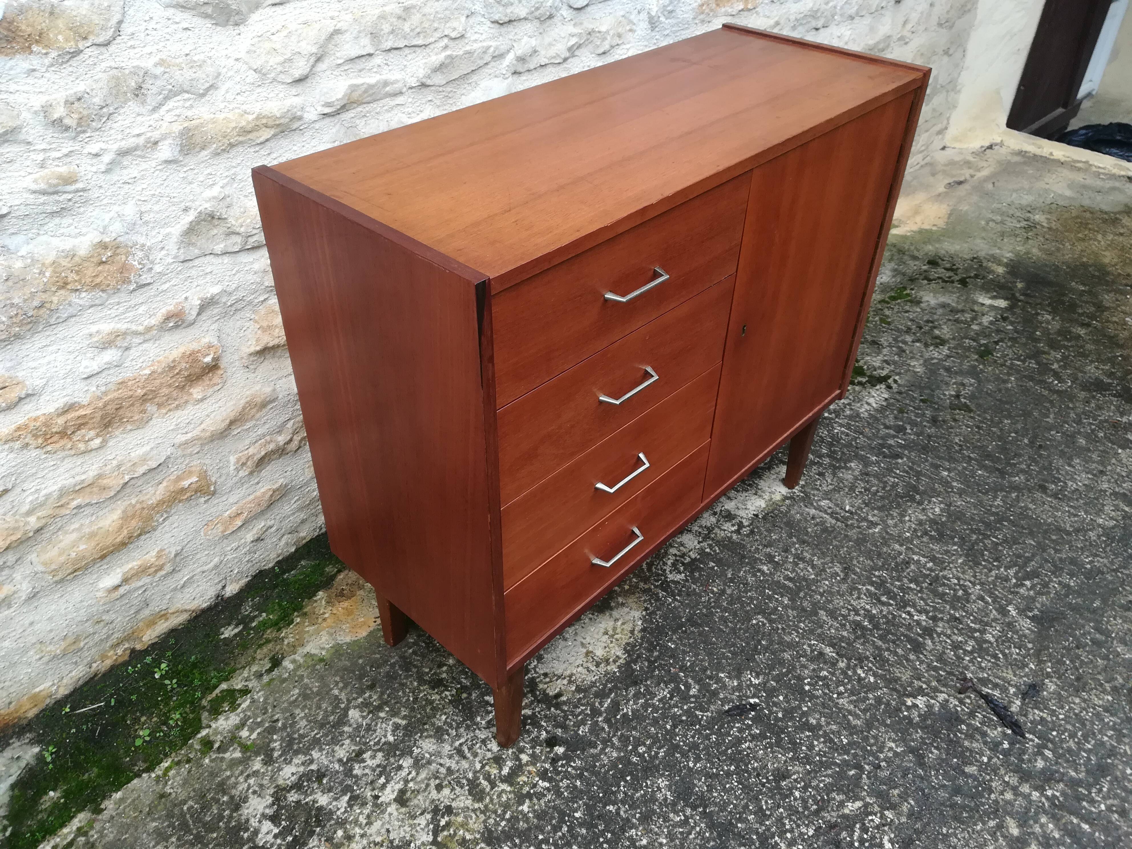 Buffet commode en teck