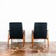 Fauteuils par H. Lis, 1960s, Set de 2