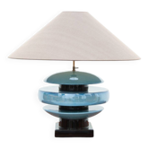 Large Shanghai ceramic lamp by François Chataîn, 1980s